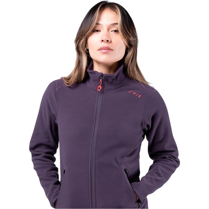 2024 Zhik Frauen Polartec Zip Fleece JKT-0032W - Amethyst